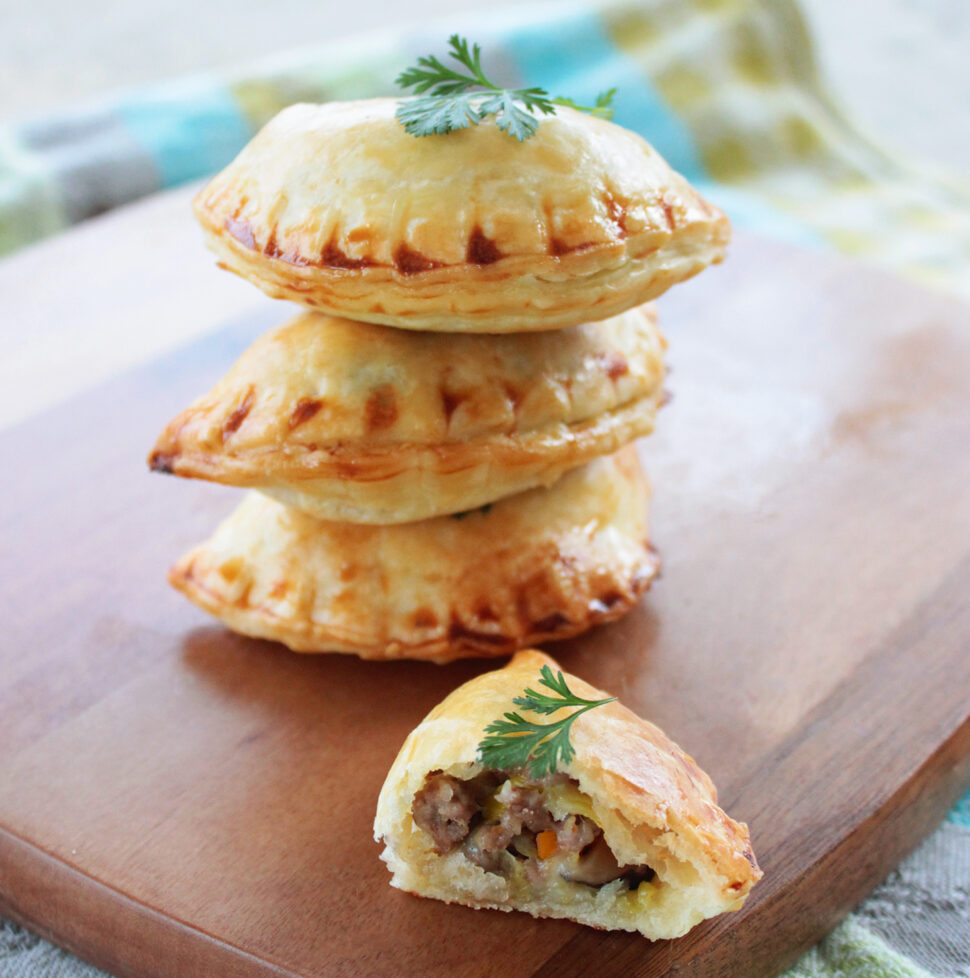 Empanadas with Lamb and Shiitake Mushroom