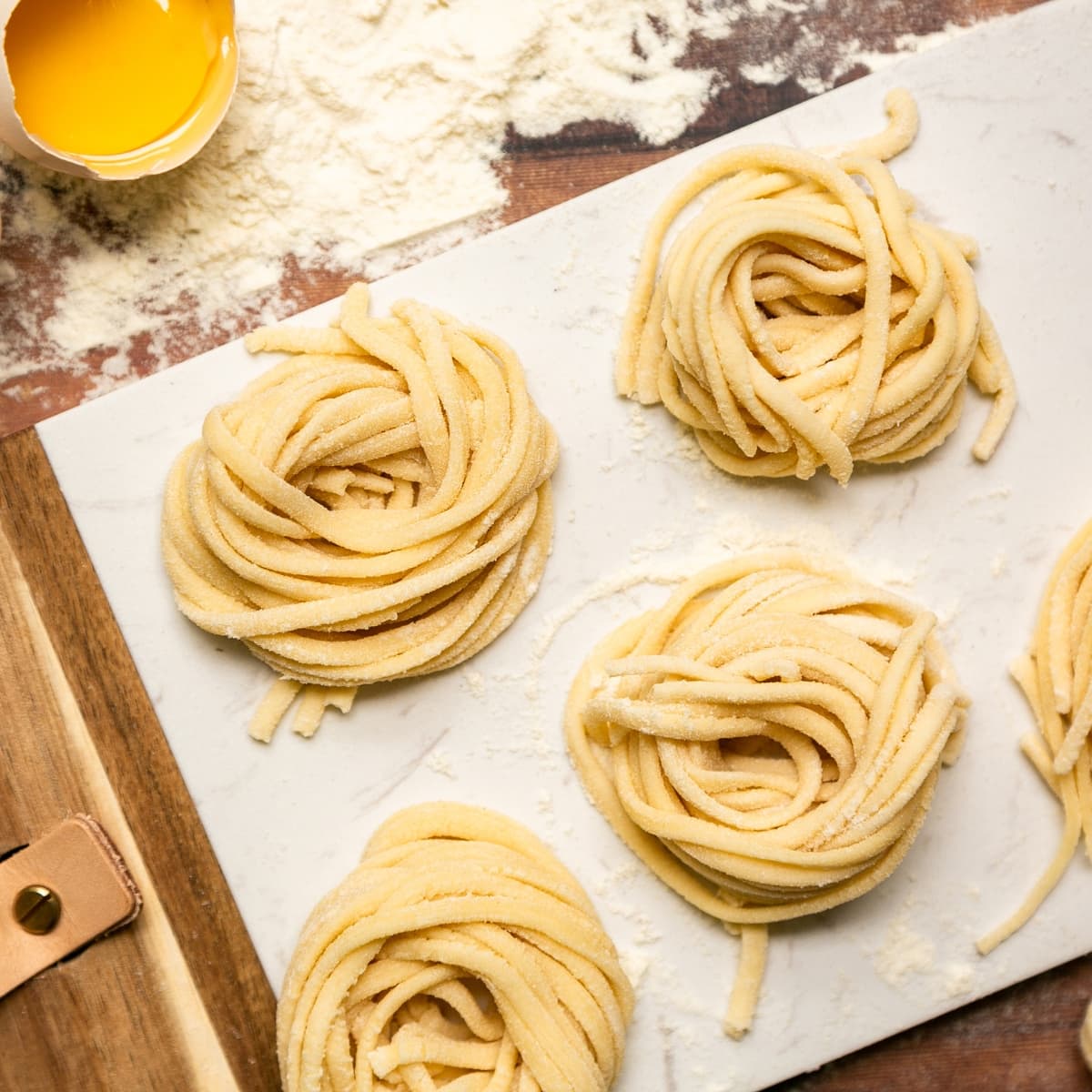 Homemade pasta dough recipe