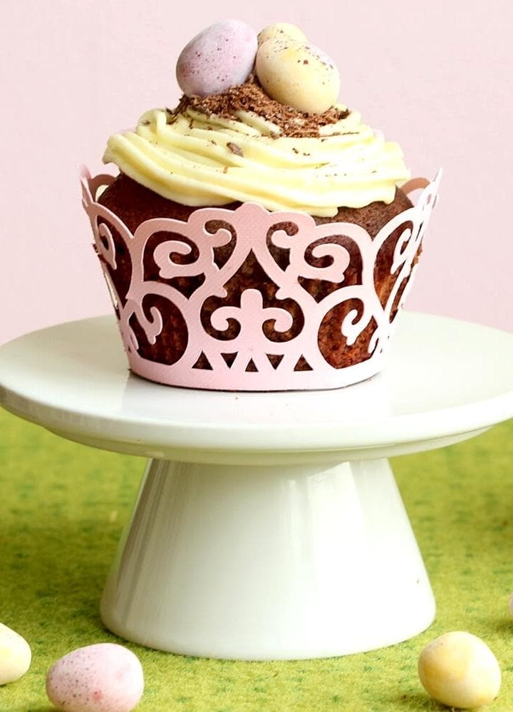 easter mini egg cupcake.