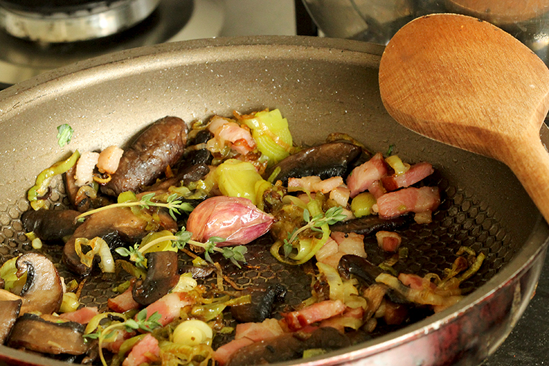 Glutenfree Pasta Bake with Mushroom and Pancetta The Petite Cook