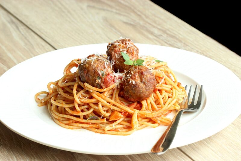 Italian Spaghetti with Meatballs