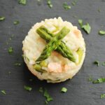 Salmon and Risotto Aspargus - Perfect quick italian recipe! www.thepetitecook.com
