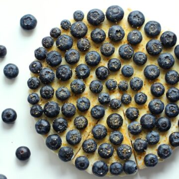 Super easy Blueberry & Yuzu Cheesecake - No bake, no fuss, with an unusual addition to make it irresistibly delicious! recipe by The Petite Cook