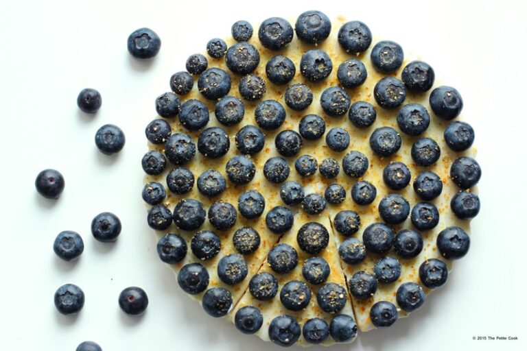 Super easy Blueberry & Yuzu Cheesecake - No bake, no fuss, with an unusual addition to make it irresistibly delicious! recipe by The Petite Cook