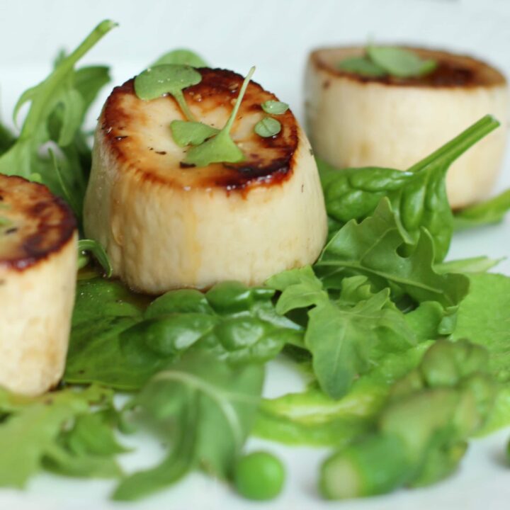 Vegan Scallops With Spring Greens The Petite Cook™