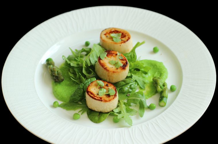 Vegan Scallops With Spring Greens The Petite Cook