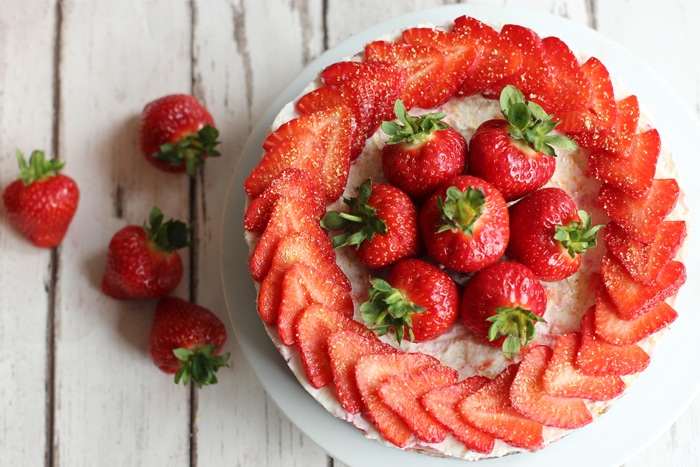 Strawberry Cheesecake No Bake