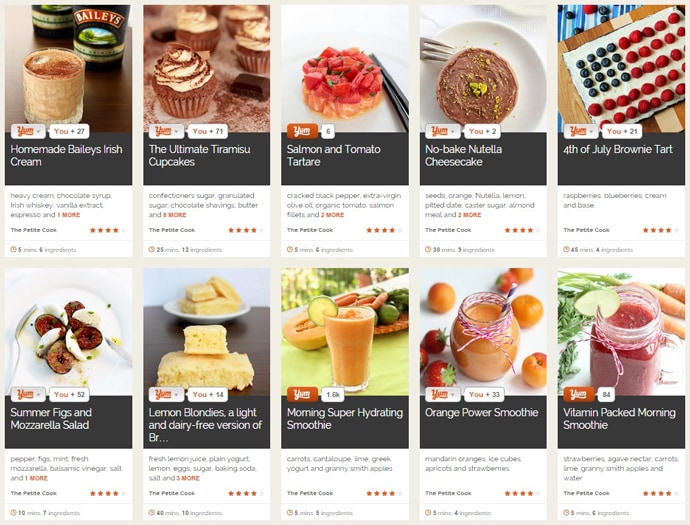 Check out The Petite Cook Yummly page and save your favorite recipes!