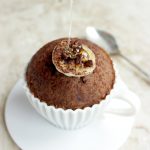 easy banana muffins with a drop of honey on top