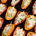 Cous Cous Stuffed Mini Peppers - Wow your guests with this easy vegan finger food. perfect to please everyone at your next party! Dairy-free Vegan Recipe by The Petite Cook