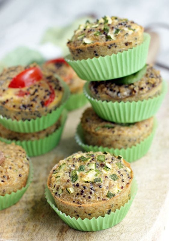Quinoa Breakfast Muffin - Make the most of superfood quinoa. These quick quinoa breakfast muffins are a great snack on-the-go and smartly gluten-free. Packed with vitamins, protein and healthy benefits, they will give you all the energy you need to kick off the day. Recipe by The Petite Cook