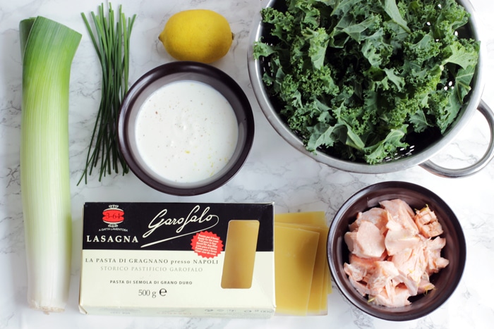 This healthy Superfood Salmon Lasagna with Kale is sure to become a family favorite. Quick & Easy, ready in 40 min and made with fresh, simple seasonal ingredients. Recipe by Thepetitecook.com