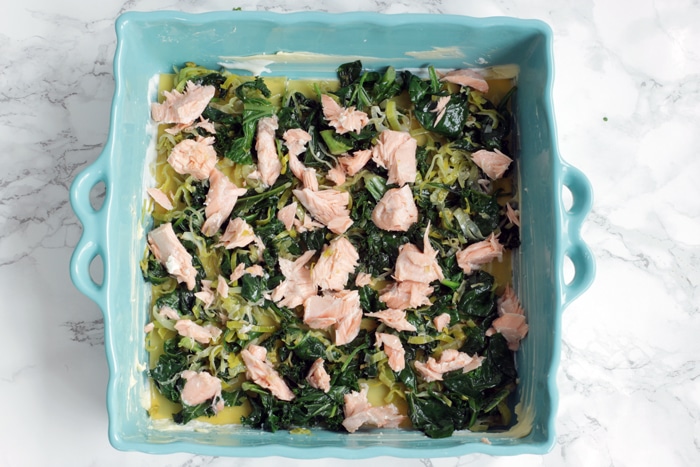 This healthy Superfood Salmon Lasagna with Kale is sure to become a family favorite. Quick & Easy, ready in 40 min and made with fresh, simple seasonal ingredients. Recipe by Thepetitecook.com