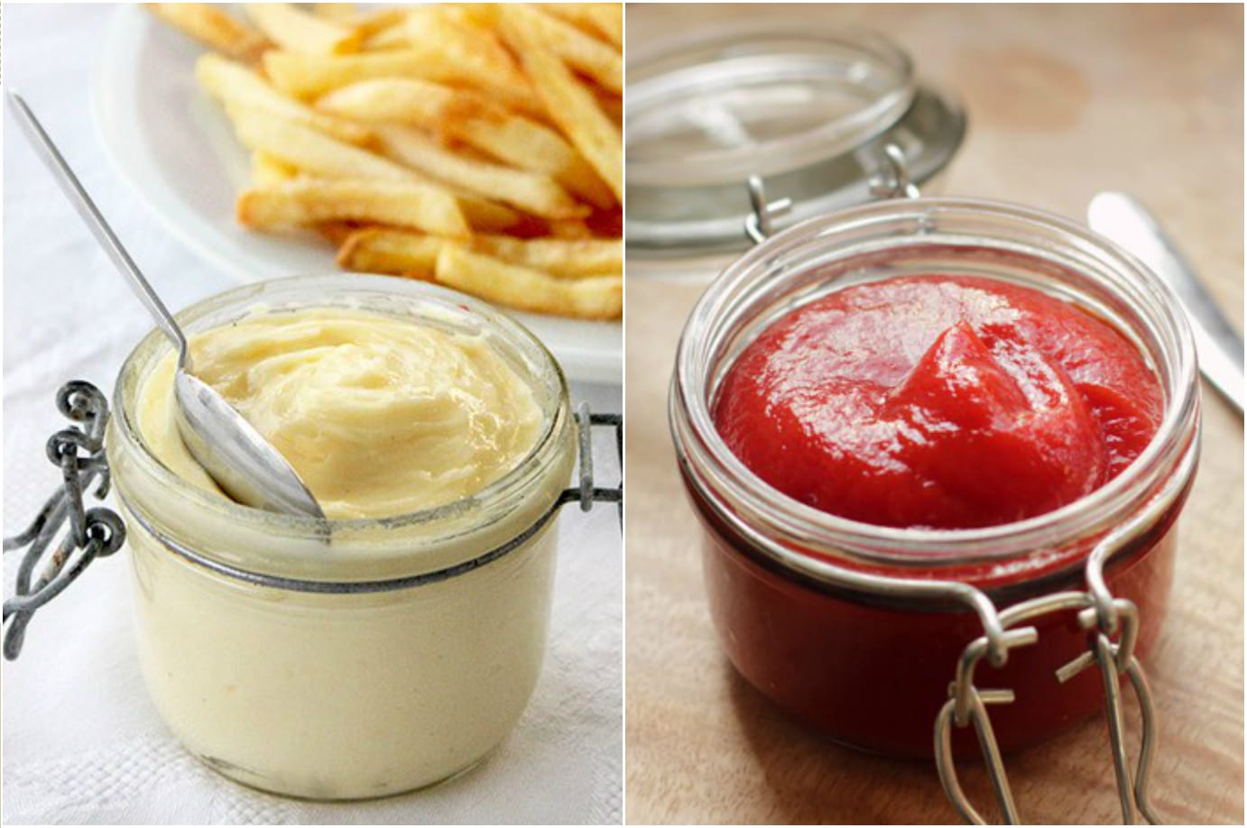 Homemade Ketchup and Mayonnaise