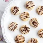 coconut macaroons on a white serving plate