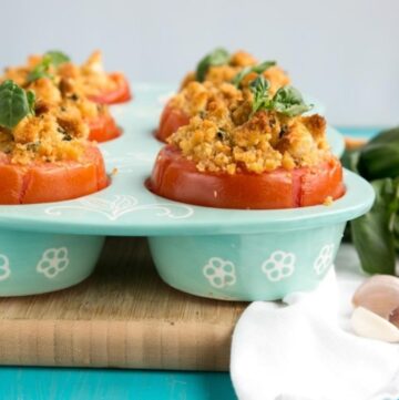 baked tomatoes.