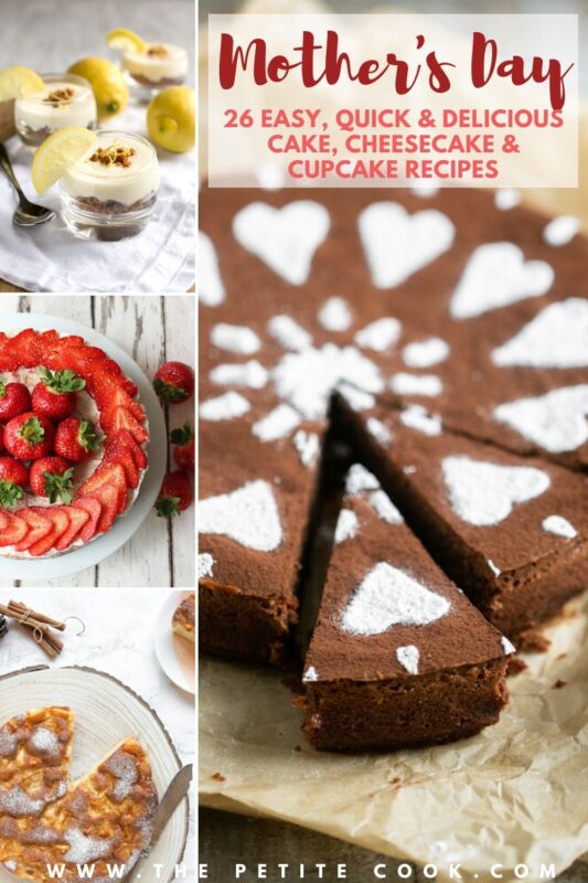 mother's day cake recipes image for pinterest