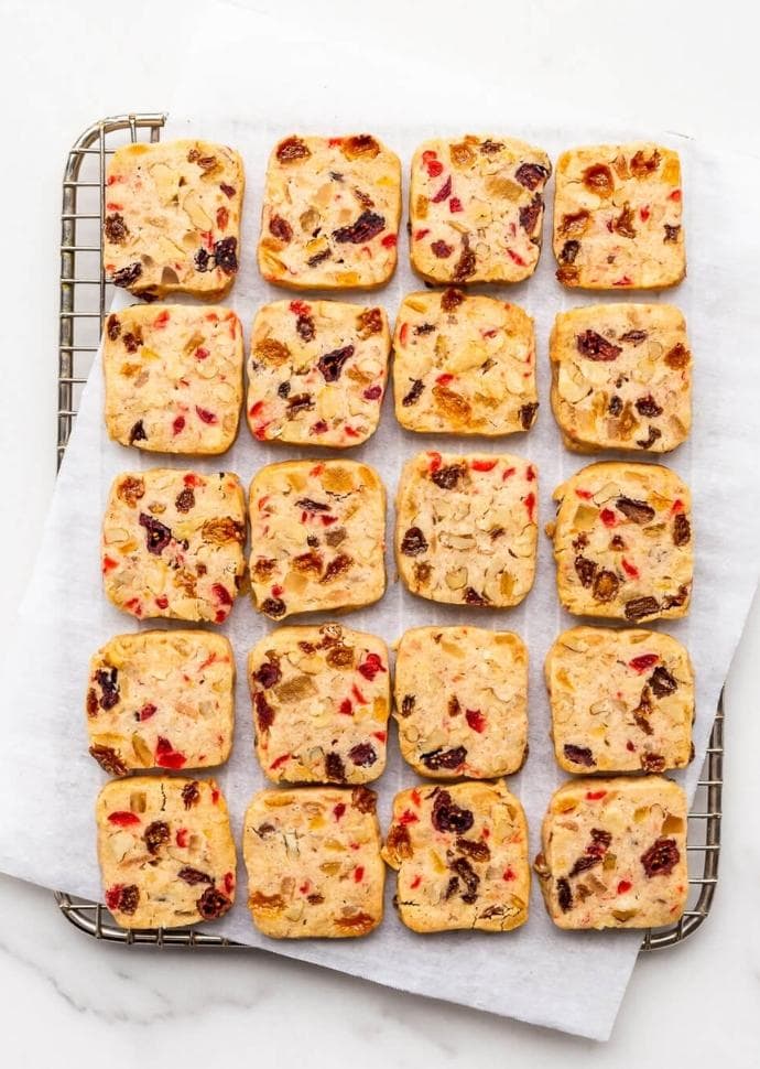 fruitcake cookies.