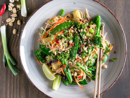 Broccoli Pad Thai Easy Pad Thai (Chicken, Tofu Or Shrimp)
