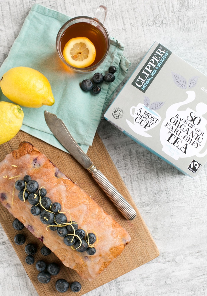 This Blueberry and Lemon Earl Grey Tea Cake is the perfect addition to an afternoon tea. A lightly infused Earl Grey sponge and a decadent lemon glaze, match just brilliantly the refreshing taste of seasonal blueberries! Recipe from The Petite Cook