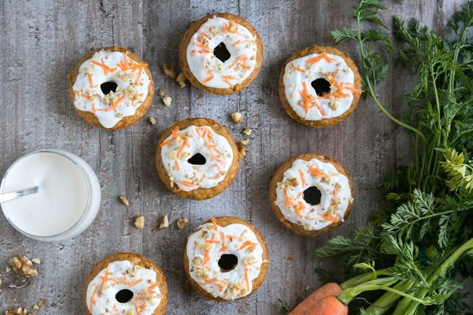 Carrot Cake Donuts