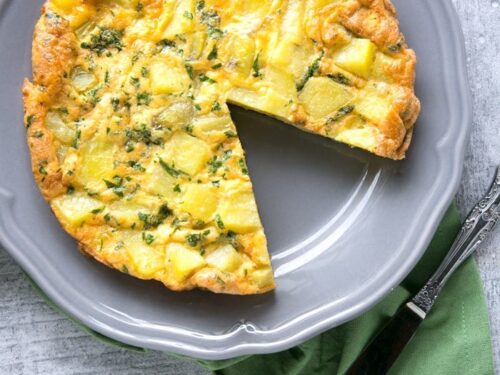 Authentic Italian Potato Frittata The Petite Cook