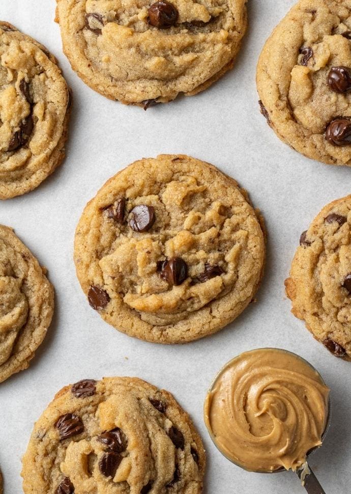 peanut butter chocolate chip cookies.