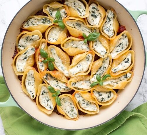 classic Italian Spinach and Ricotta Stuffed Pasta