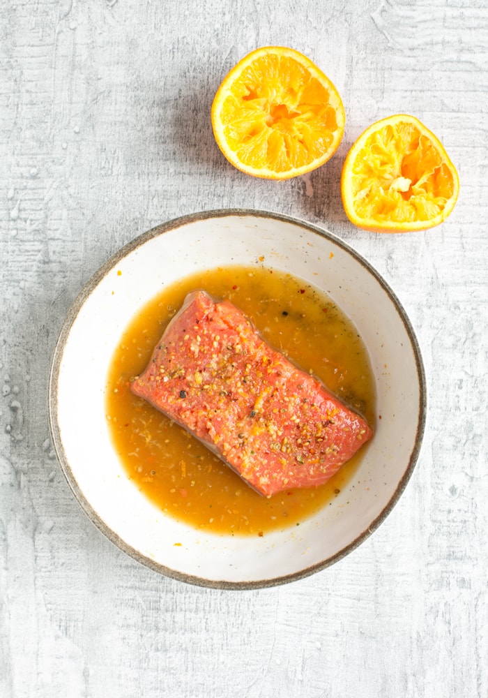 Orange Honey Salmon marinade
