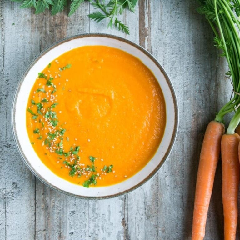 Vegan Carrot Ginger Soup