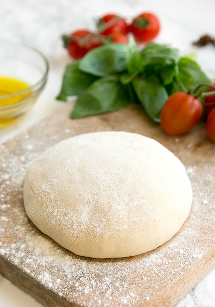 italian homemade pizza dough.