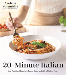 cover of 20-minute italian cookbook
