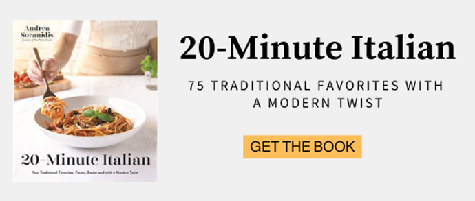 20-minute italian cookbook banner