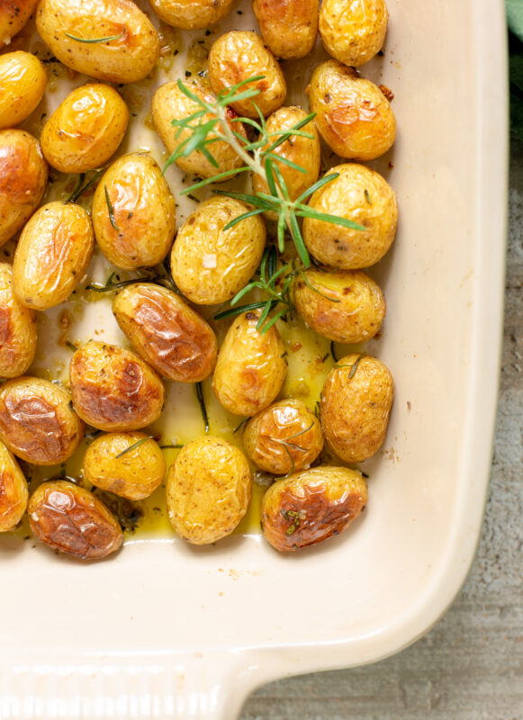 Easy Roasted Baby Potatoes - Fuss Free Flavours