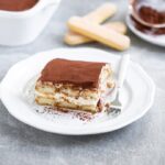 classic tiramisu served on a plate