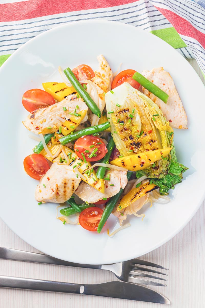 Chicken and Mango salad