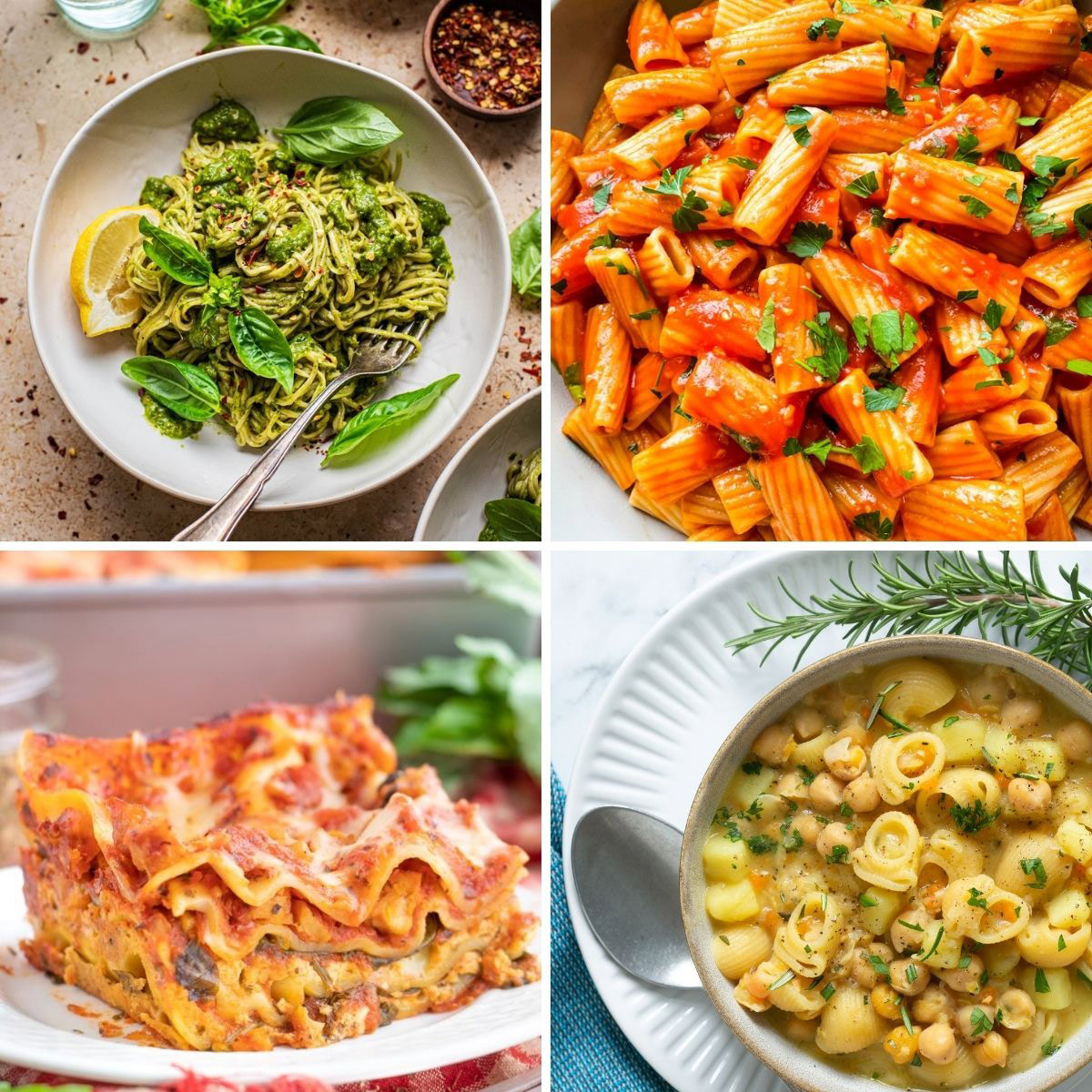 20 Vegan Pasta Recipes - Easy, Quick and Delicious! - The Petite Cook™