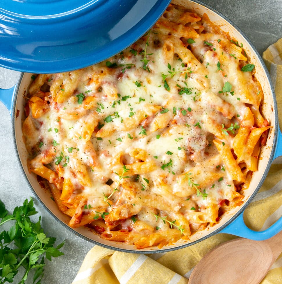 Chicken Bacon Pasta Bake The Petite Cook™