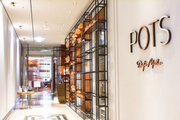 pots restaurant entrance.