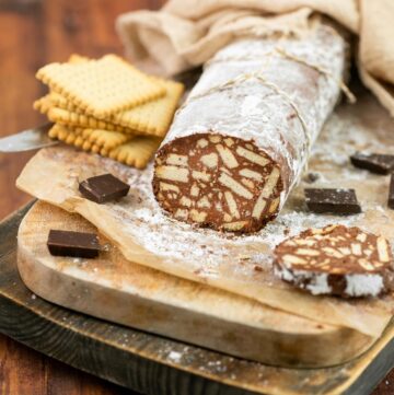 italian chocolate salami recipe.