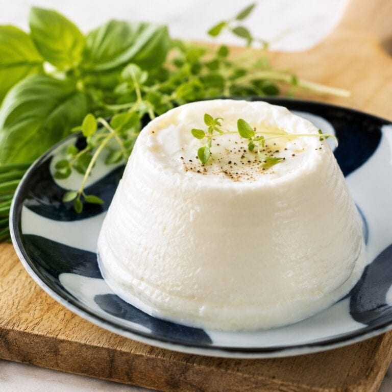 homemade ricotta cheese