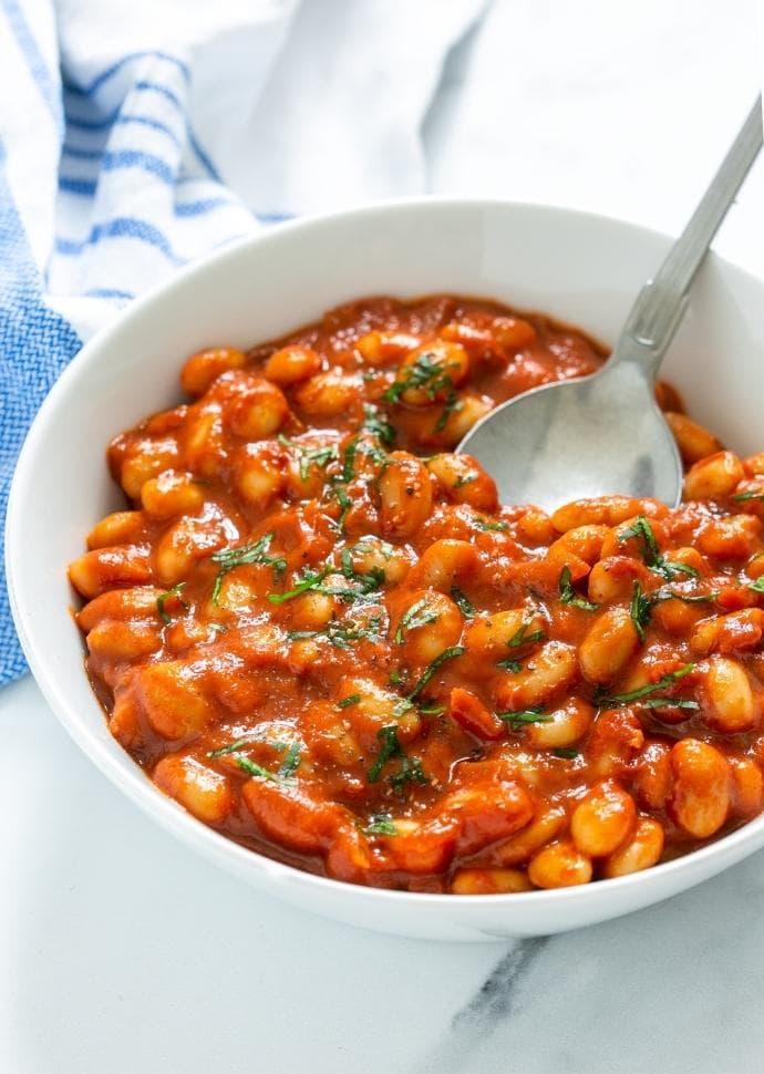 British baked beans.