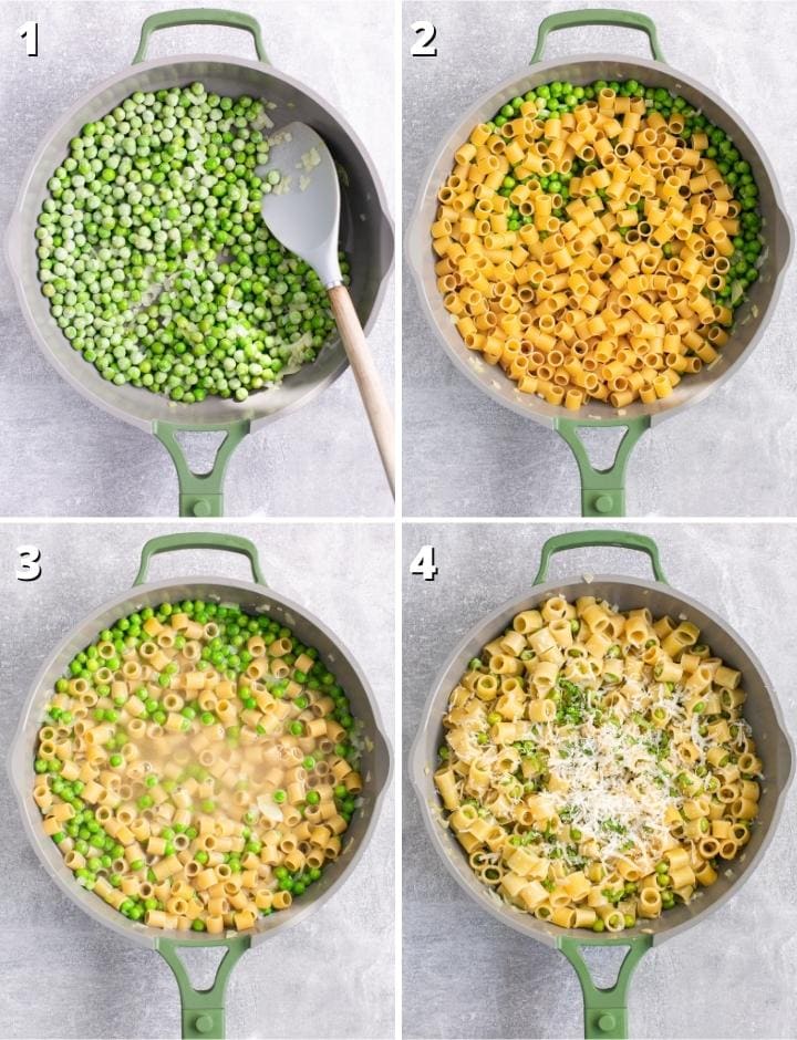 step-by-step recipe collage: showing the 4 steps for the recipe.