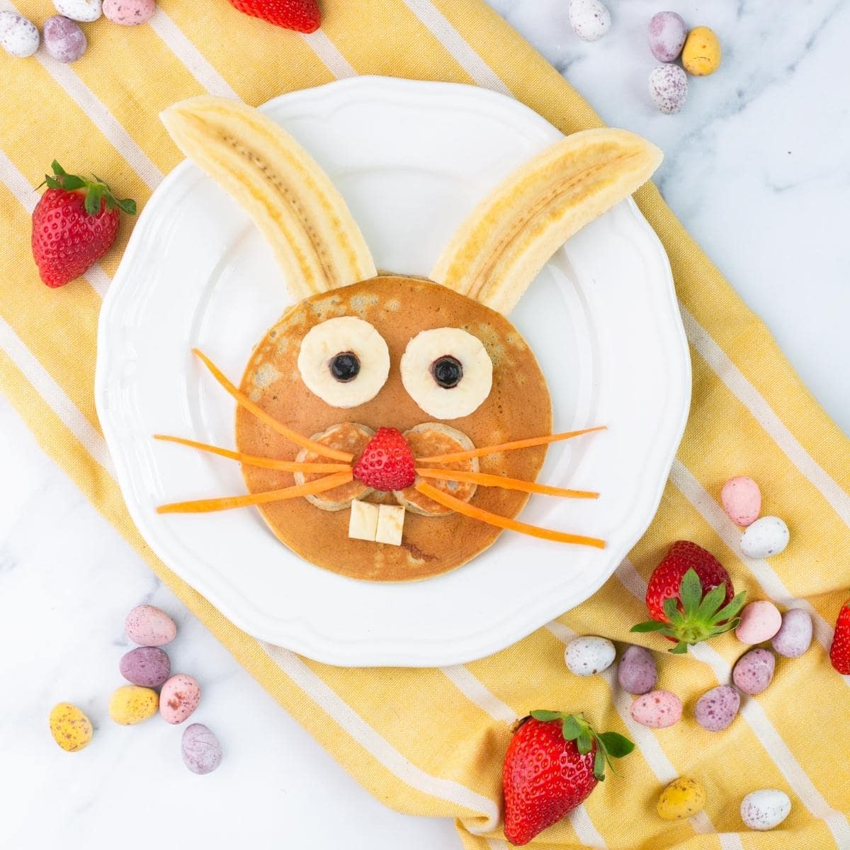 Easter Bunny Pancakes