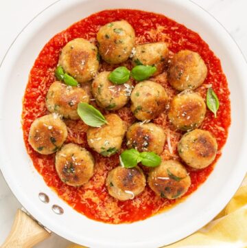italian chicken meatballs.