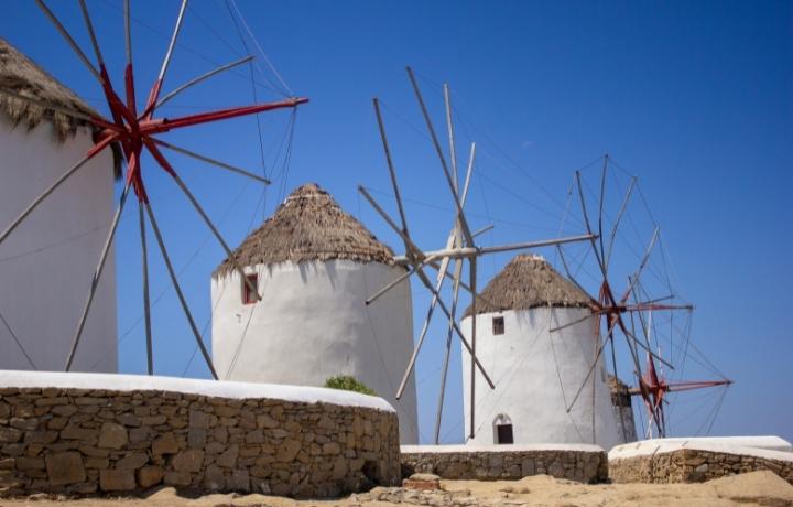 mykonos windmills.