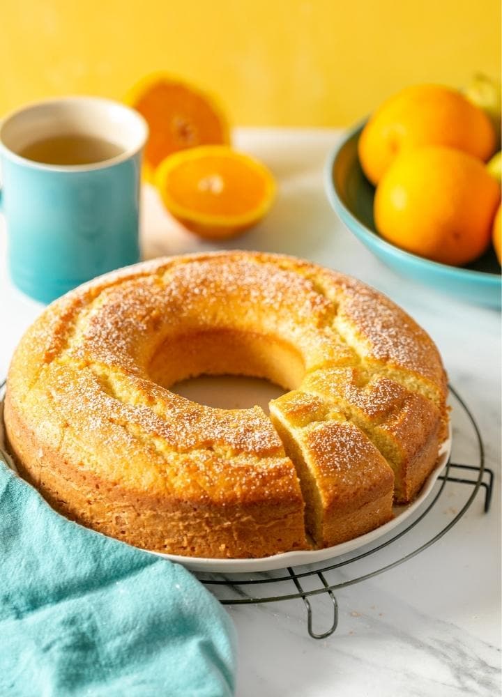 Ciambella Italian Lemon Sponge Cake - Marisa's Italian Kitchen