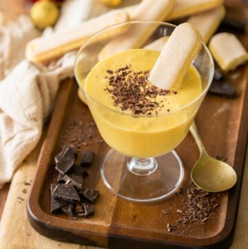 zabaglione cream.