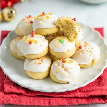 italian christmas cookies anginetti cookies.