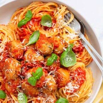 italian pasta with meatballs recipe.